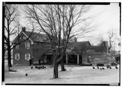 The North Side of the Freeman House in the Historical American Building Survey image. Click for full size.