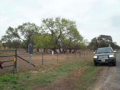 View of marker in context of road. Click for full size. View of marker in context of road image. Click for full size.