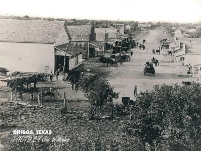 Historic photo of Briggs, Texas. image. Click for full size.