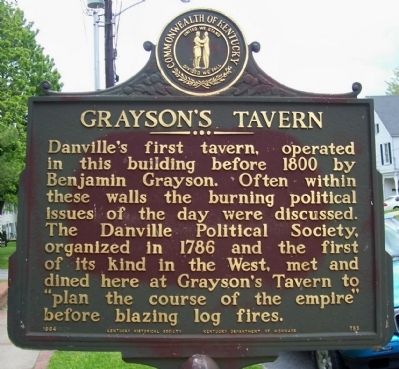 Grayson's Tavern Marker image. Click for full size.