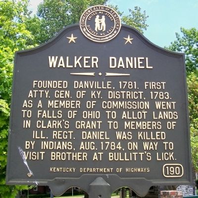 Walker Daniel Marker image. Click for full size.