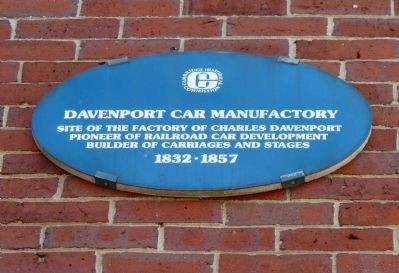 Davenport Car Manufactory Marker image. Click for full size.
