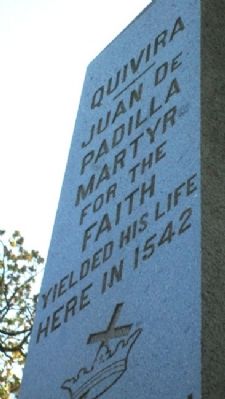 Juan de Padilla Memorial image. Click for full size.