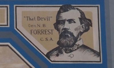 "The Devil" General Nathanl Bedford Forrest CSA image. Click for full size.