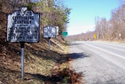 Gettysburg Campaign Marker. Click for full size. Gettysburg Campaign Marker image. Click for full size.