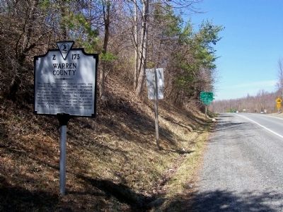Warren County / Rappahannock County Marker. Click for full size. Warren County / Rappahannock County Marker image. Click for full size.