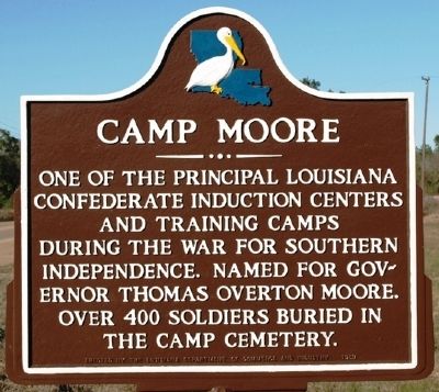 Camp Moore Marker. Click for full size. Camp Moore Marker image. Click for full size.
