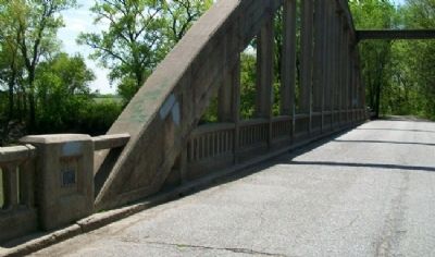 Soden's Grove Bridge and NRHP Marker image. Click for full size.
