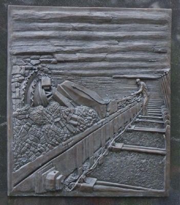 "The West Virginia Coal Miner" Northwest Panel image. Click for full size.