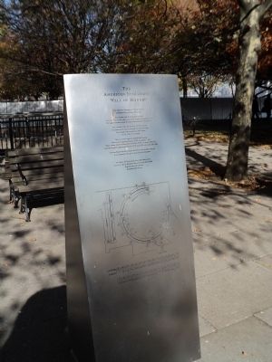 The American Immigrant Wall of Honor Reverse Marker image. Click for full size.