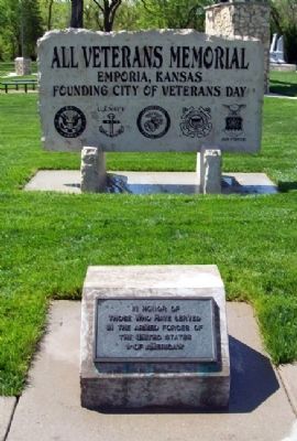 All Veterans Memorial Park Marker image. Click for full size.
