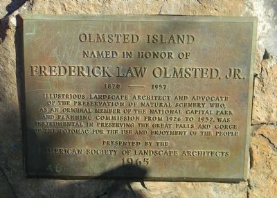 Olmsted Island Marker image. Click for full size.