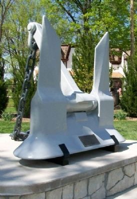 Frigate Anchor at All Veterans Memorial Park image. Click for full size.