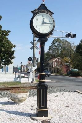 Georgetown Town Clock image. Click for full size.