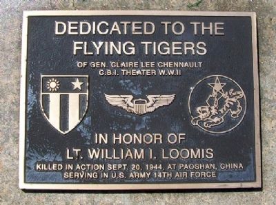 Lt. William I. Loomis Memorial image. Click for full size.