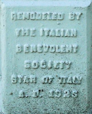 The Italian Vault Marker. Click for full size. The Italian Vault Marker image. Click for full size.