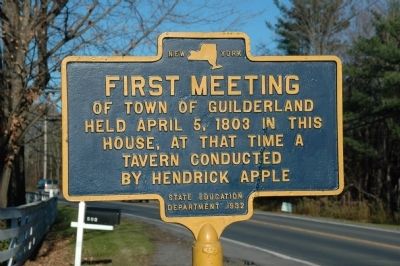 First Meeting Marker. Click for full size. First Meeting Marker image. Click for full size.