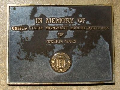 United States Merchant Marine Veterans Memorial image. Click for full size.