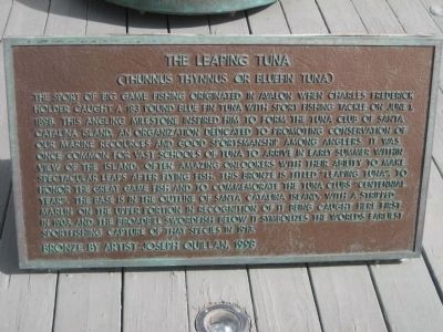 The Leaping Tuna Marker image. Click for full size.