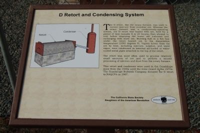 D Retort and Condensing System Marker image. Click for full size.