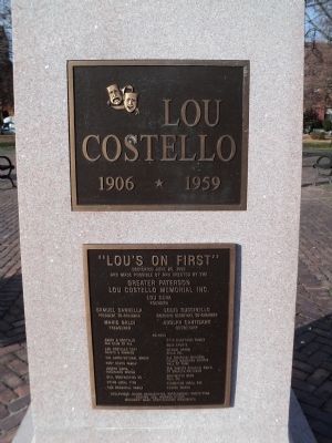 “Lou’s On First” Marker image. Click for full size.