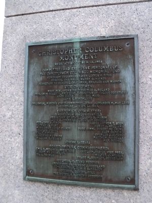 Dedication Plaque image. Click for full size.