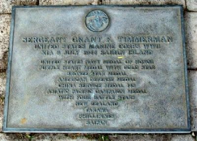Grant Frederick Timmerman Marker image. Click for full size.