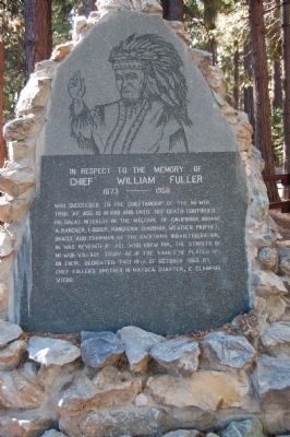 Chief William Fuller Marker. Click for full size. Chief William Fuller Marker image. Click for full size.