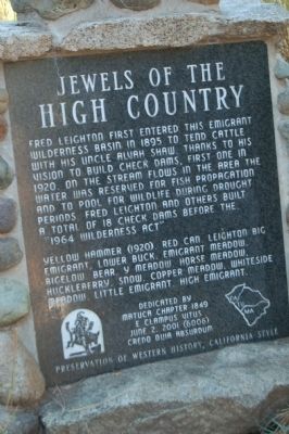 Jewels of the High Country Marker image. Click for full size.