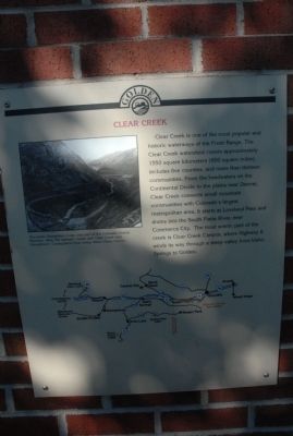 Clear Creek Marker image. Click for full size.