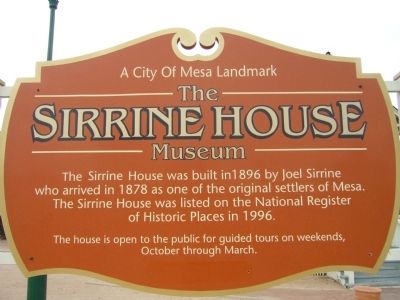 Sirrine House sign image. Click for full size.