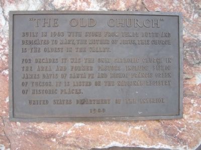 "The Old Church" Marker image. Click for full size.