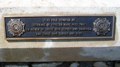 All Veterans Memorial Flag Pole Marker. Click for full size. All Veterans Memorial Flag Pole Marker image. Click for full size.
