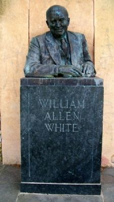 William Allen White at Mary White Memorial image. Click for full size.