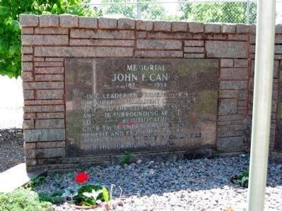 John F. Cance Memorial image. Click for full size.