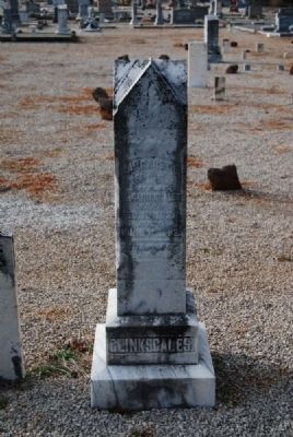 Margaret Ellis Clinkscales Tombstone image. Click for full size.