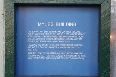 Myles Building Marker image. Click for full size.