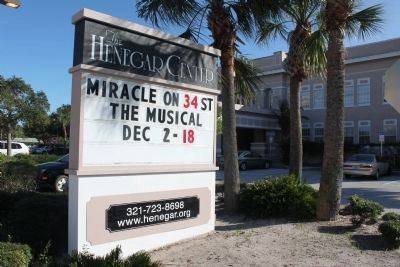 Henegar Center Sign image. Click for full size.