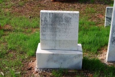 John F.C. Griffin Tombstone image. Click for full size.