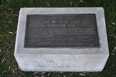 Culver City Marker image. Click for full size.