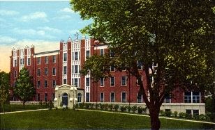 St. Mary's Hospital of Emporia Post Card image. Click for full size.