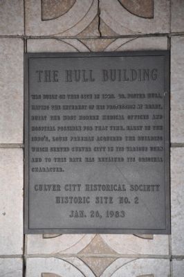 The Hull Building Marker image. Click for full size.