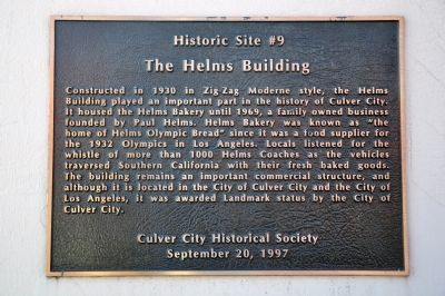The Helms Building Marker image. Click for full size.
