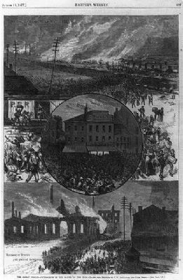 The Great [railroad] Strike [Pittsburgh, Pa. 1877]: image. Click for full size.
