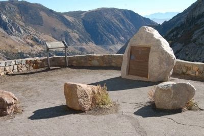 The Tioga Pass Road Marker image. Click for full size.