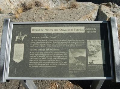 Would-Be Miners and Occasional Tourists Marker image. Click for full size.