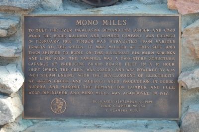 Mono Mills Marker image. Click for full size.