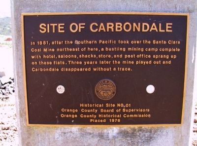 Site of Carbondale Marker image. Click for full size.
