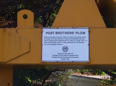 Post Brother's Plow Marker image. Click for full size.