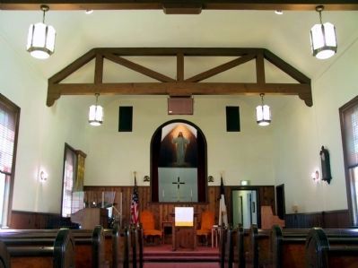 Interior of the First Advent Christian Church image. Click for full size.